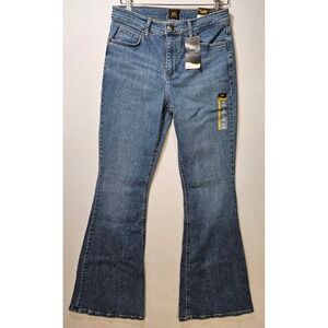 Lee Legendary Mid Rise Flare Leg Elevated Retro Jeans, Women's 10, 31x32, NWT